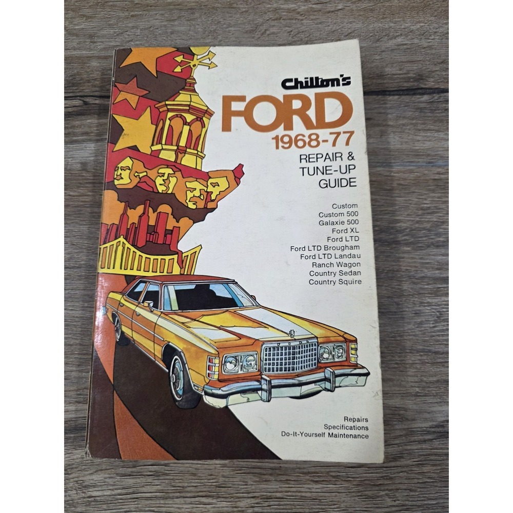 1968-1977 Chilton's Ford Repair & Tune Up Guide Shop Manual 68-77